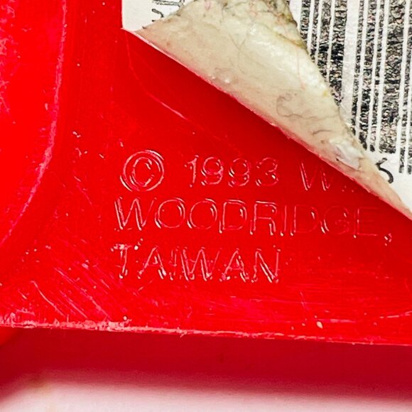 Vintage 1993 Wilton Red Christmas Stocking Cookie Cutter - Picture 4 of 5